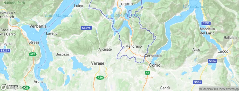Saltrio, Italy Map