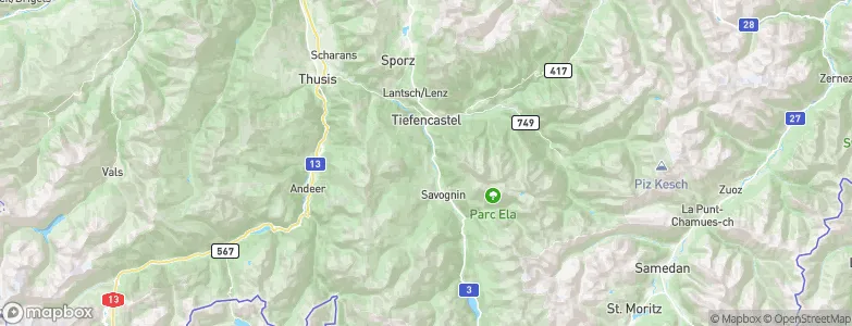 Salux, Switzerland Map