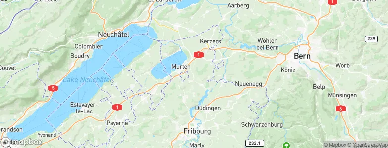 Salvenach, Switzerland Map