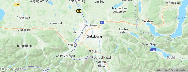 Salzburg, Austria Map