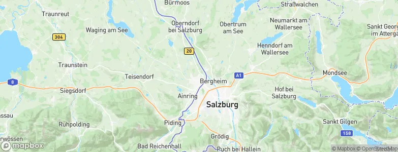 Salzburghofen, Germany Map