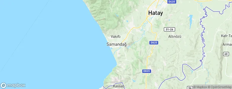 Samandağ, Turkey Map