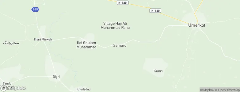 Samaro, Pakistan Map