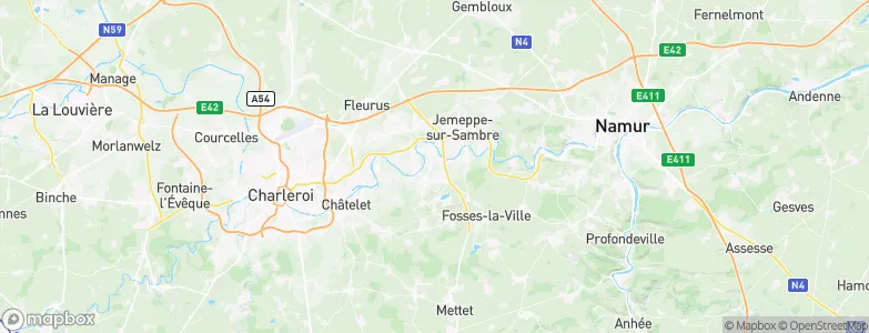 Sambreville, Belgium Map