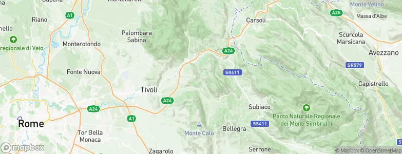Sambuci, Italy Map