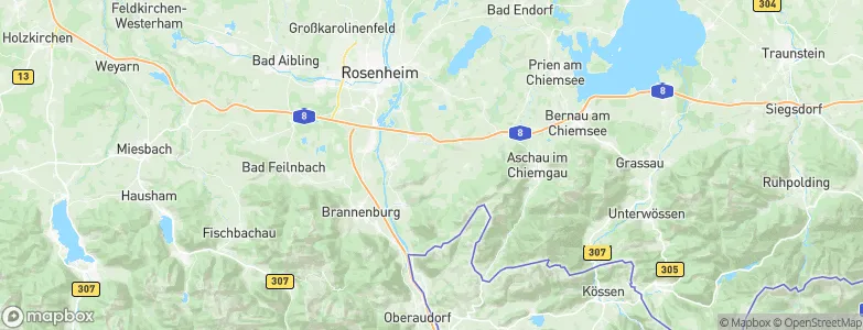Samerberg, Germany Map