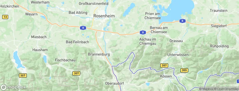 Samerberg, Germany Map