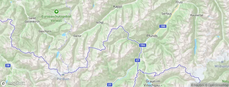 Samnaun, Switzerland Map