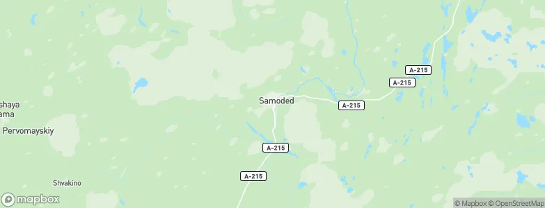 Samoded, Russia Map