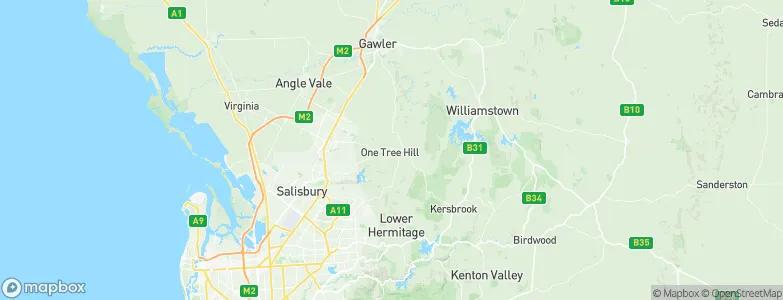 Sampson Flat, Australia Map