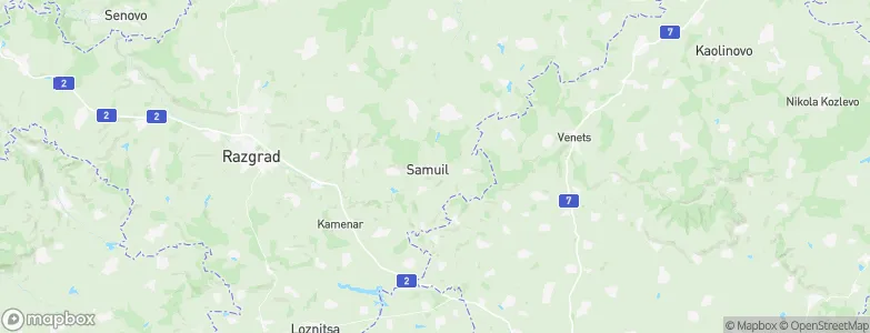 Samuil, Bulgaria Map