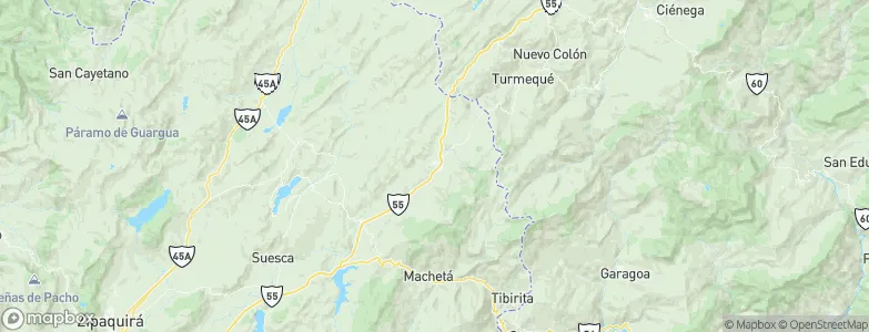 San Antonio, Colombia Map