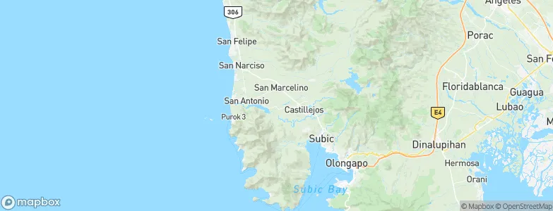 San Antonio, Philippines Map