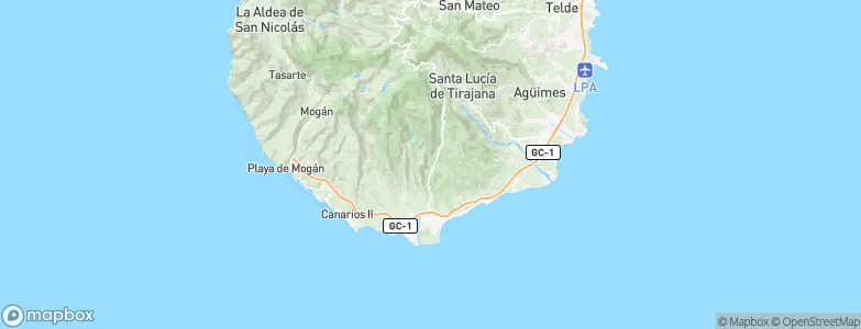 San Bartolomé de Tirajana, Spain Map