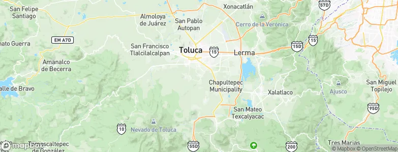 San Bartolomé Tlaltelulco, Mexico Map