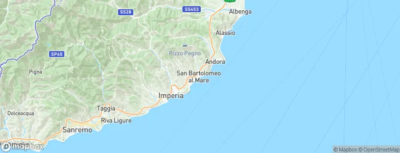 San Bartolomeo al Mare, Italy Map