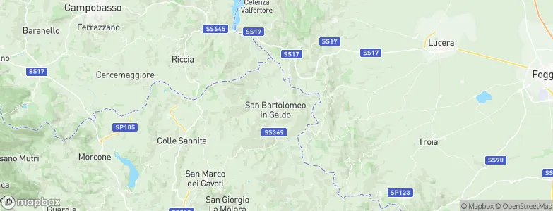 San Bartolomeo in Galdo, Italy Map