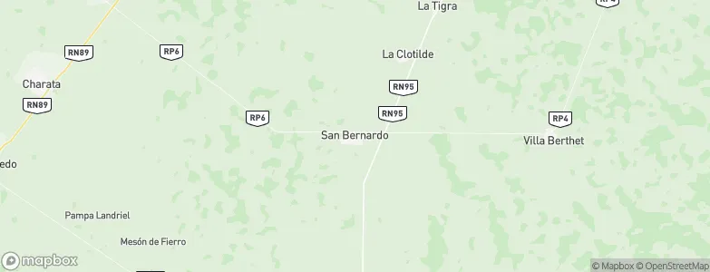 San Bernardo, Argentina Map