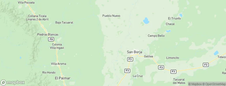 San Borja, Bolivia Map