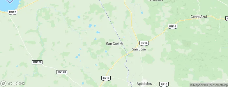 San Carlos, Argentina Map
