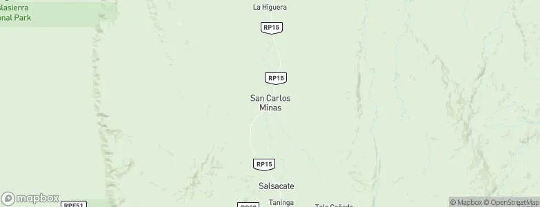 San Carlos, Argentina Map