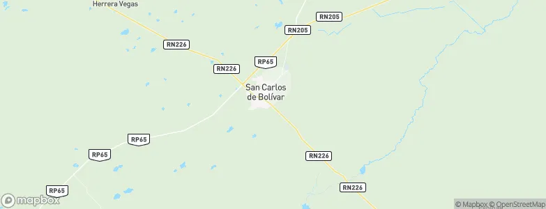 San Carlos de Bolívar, Argentina Map