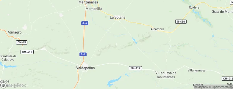 San Carlos del Valle, Spain Map