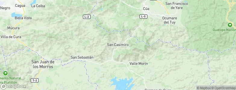 San Casimiro, Venezuela Map