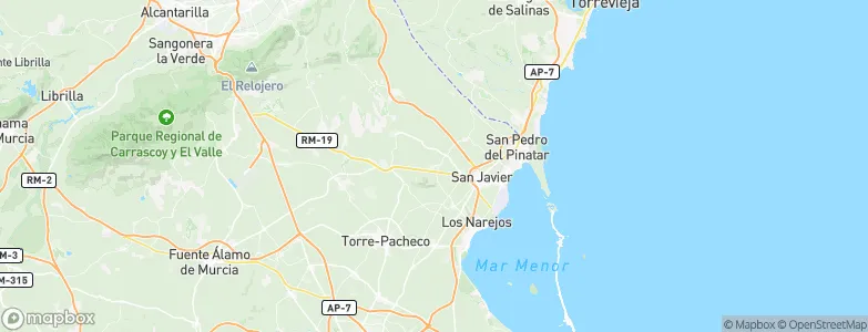 San Cayetano, Spain Map