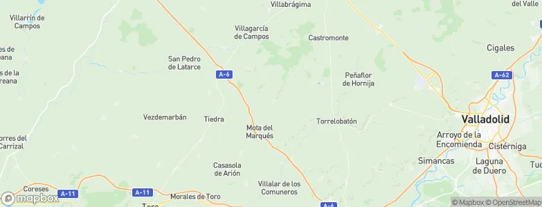 San Cebrián de Mazote, Spain Map