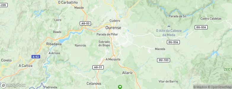 San Cibrao das Viñas, Spain Map