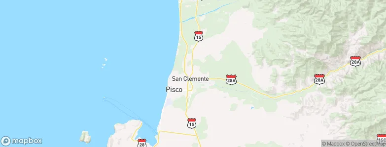 San Clemente, Peru Map