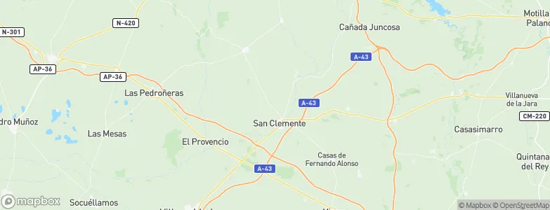 San Clemente, Spain Map