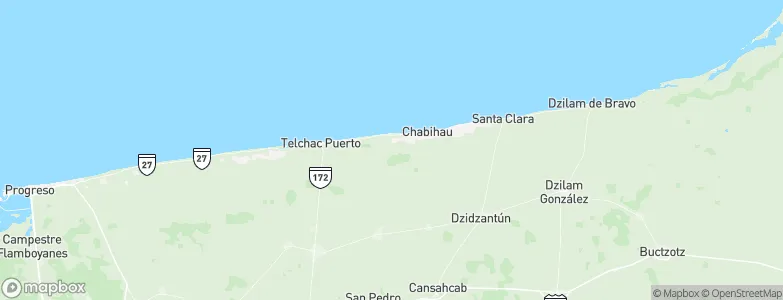 San Crisanto, Mexico Map
