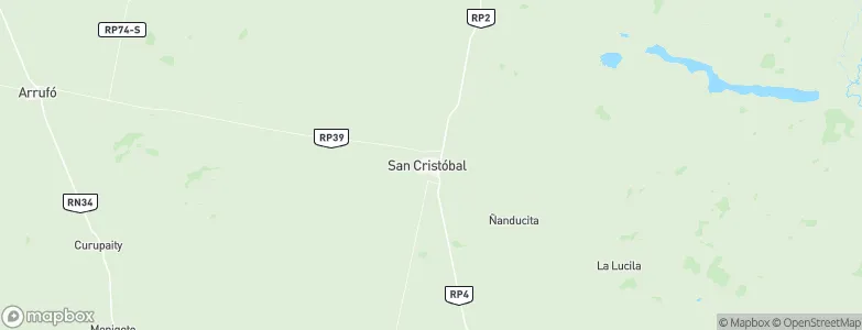 San Cristóbal, Argentina Map