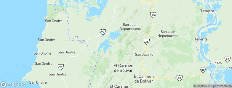 San Cristóbal, Colombia Map