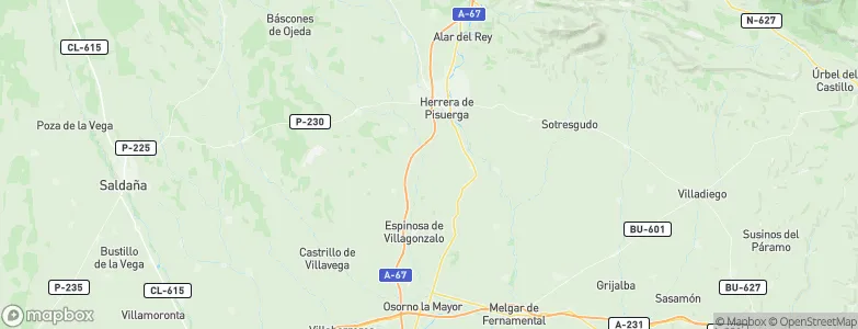 San Cristóbal de Boedo, Spain Map