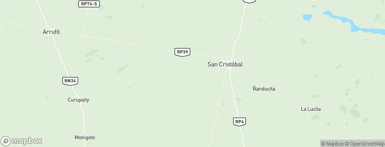 San Cristóbal Department, Argentina Map