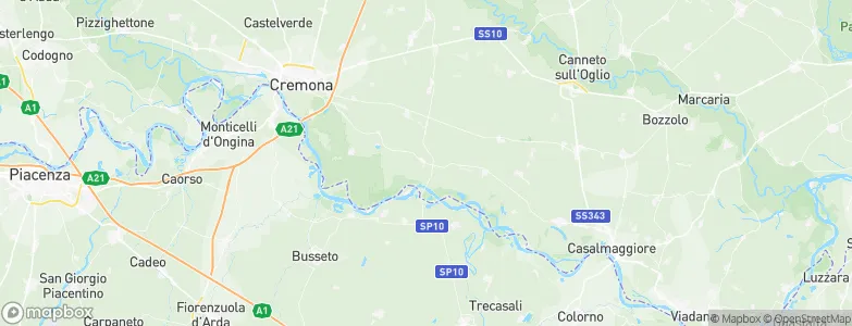 San Daniele Po, Italy Map