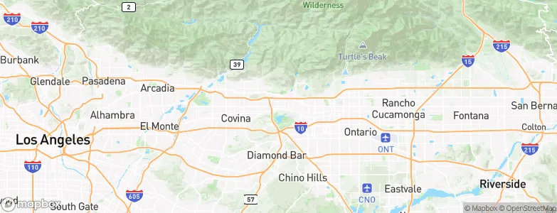 San Dimas, United States Map