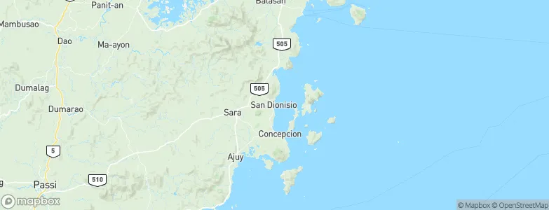 San Dionisio, Philippines Map