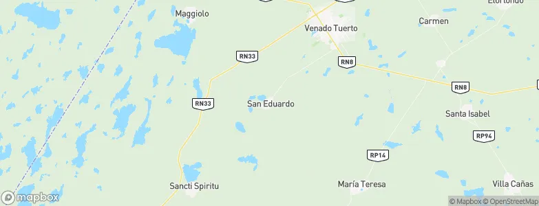 San Eduardo, Argentina Map