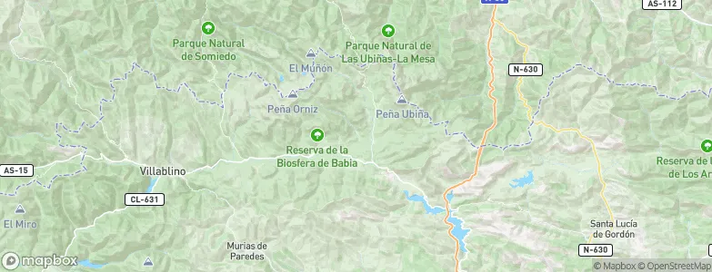San Emiliano, Spain Map