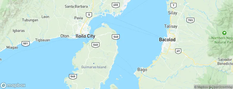 San Enrique, Philippines Map
