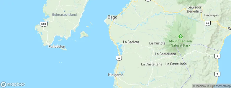 San Enrique, Philippines Map