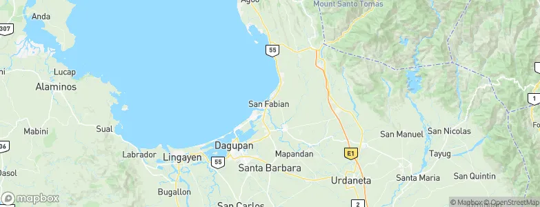 San Fabian, Philippines Map