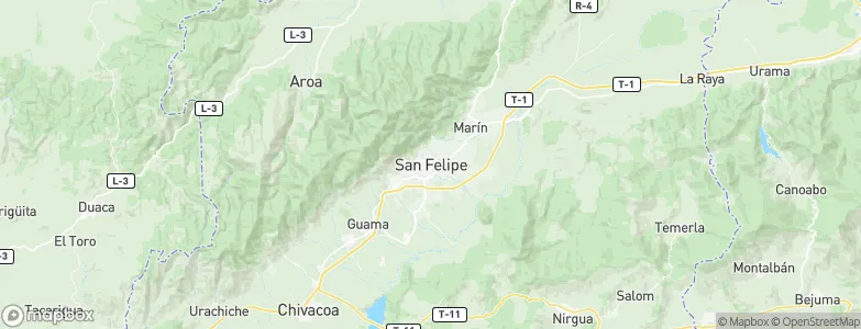 San Felipe, Venezuela Map