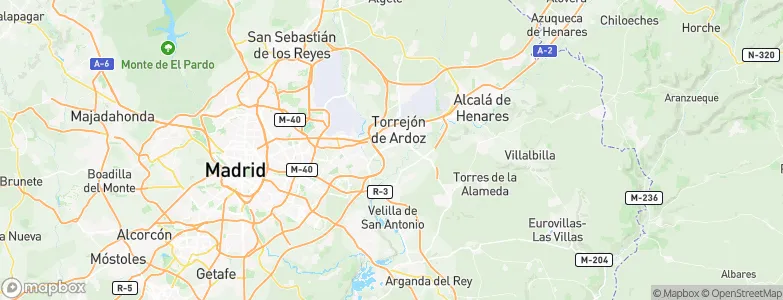 San Fernando de Henares, Spain Map