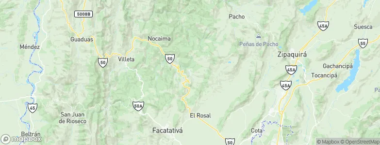 San Francisco, Colombia Map