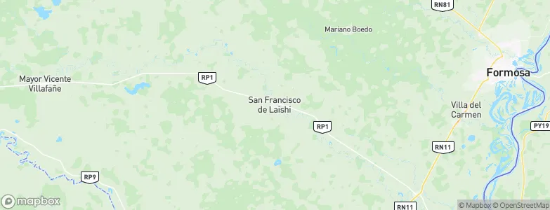 San Francisco de Laishí, Argentina Map